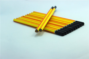 Venta caliente mejor de respetuoso del medio ambiente rayas lápiz HB <span class=keywords><strong>dibujo</strong></span> estándar lápiz con sumergido-con FSC - Product Image 6
