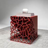 Ensemble de table basse extensible de luxe moderne, design minimaliste, mobilier écologique pour le salon