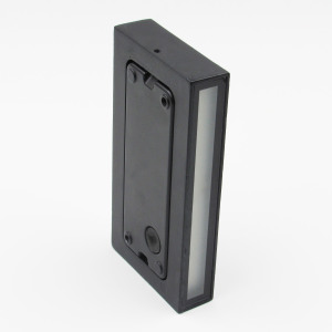 מנורת קיר שחור מלבני גוף אלומיניום הוביל עמיד למים חיצונית למעלה ולמטה תאורה לגינה - Product Image 5