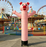 Modèle publicitaire gonflable de 12 pieds - Cochon de dessin animé gonflable