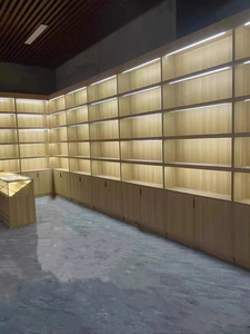 Muebles comerciales de estilo moderno-Estante de supermercado <span class=keywords><strong>para</strong></span> venta al por mayor Estante de panel de madera <span class=keywords><strong>para</strong></span> Centro Comercial Hotel Home Bar - Product Image 5