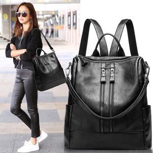 I-0699 Wholesale Fashion Backpack Girls Leather Backpack Women Backpack - Product Image 1