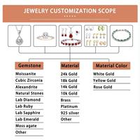 Anting-anting stud moissanite perak S925 berlapis rhodium, desain bunga mewah, warna putih dingin transparan, bersertifikat GRA, hadiah ulang tahun