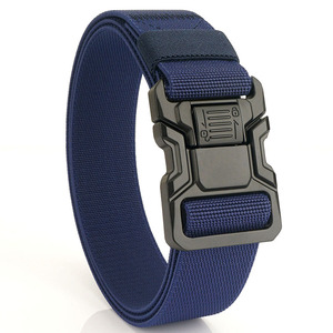 Wholesale Black Men's Alloy Stretch Tactical Safety <strong>Work</strong> <strong>Belt</strong> with Auto Lock Buckle for Official Workers - Product Image 6