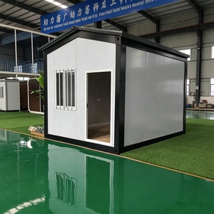 บ้านสำนักงานเคลื่อนที่กันสนิม บ้านพักคนที่ต้องหลบภัย ค่ายชั่วคราว อาคารก่อสร้างชั่วคราว บ้านคอนเทนเนอร์ 40 ฟุต ห้องนั่งเล่น ห้องนอน - Product Image 5