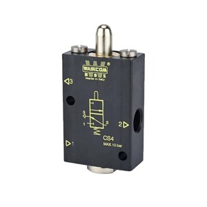 Válvula Neumática Waircom Mbs Cs4 de 3 Vías y 2 Posiciones, Máx. 10 Bares, Fabricada en Italia - Product Image 1