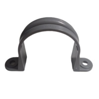 Collier de serrage pour conduit et sangle de tuyau en PVC, à deux trous: PVC Schedule 40 et 80 PIPE CLAMP