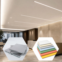 Panneau en nid d'abeille en aluminium personnalisé, panneau en nid d'abeille architectural de qualité supérieure, panneau sandwich pour la résistance à la température