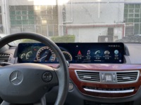 Tulis 10 Inch Android Car Audio Receiver untuk Mercedes Benz S Class W221 2006-2013 Multimedia Player Head Unit Wireless CarPlay