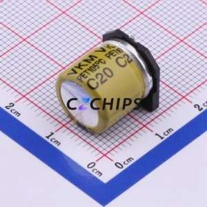 ตัวเก็บประจุอิเล็กโทรไลต์อะลูมิเนียมแบบ SMD รุ่น VKML1352C330MV, ขนาด D12.5xL13.5 มม. 33uF 20% 160V 12.5 มม. - Product Image 2