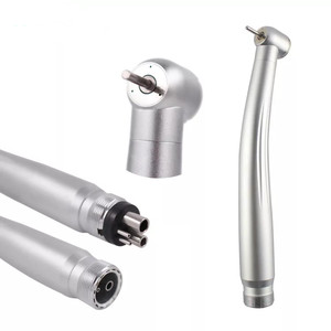 XIEJIAN Pièce à main <span class=keywords><strong>dentaire</strong></span> haute vitesse, pulvérisateur d'<span class=keywords><strong>eau</strong></span> à 3 jets, 2/4 trous, alimentation turbine, aluminium, acier inoxydable, billes en céramique - Product Image 2