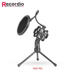 GAZ-05 chuyên nghiệp Studio mic đứng máy tính để bàn Microphone với bộ lọc Tripod