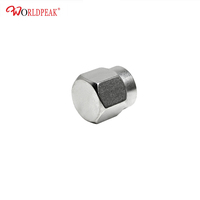 Tapa protectora metálica antipolvo para conector RF SNA, cubierta protectora para adaptador de conector de cable SMA hembra, proveedor de fábrica