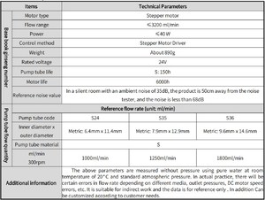 مضخة تمعجية عالية التدفق KDS3000 من كاموير لآلات الأغذية والمشروبات وآلات شاي الحليب - Product Image 4