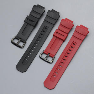 Correa de Repuesto de Silicona para Reloj de 16 mm para Reloj Inteligente <span class=keywords><strong>Casio</strong></span> AW591/590/5230 AWG-M100/101 - Product Image 2