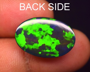 Opale d'Éthiopie naturelle cabochon, multicolore, pierre précieuse en vrac pour la fabrication de bijoux, 5,6 CT, 20,5x13,9x4,1 mm - Product Image 5