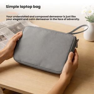 Housse de tablette minimaliste en cuir PU avec petite sangle de poignet, <span class=keywords><strong>pochette</strong></span> intérieure en coton perlé, sac de protection portable 10,9 pouces pour tablette <span class=keywords><strong>iPad</strong></span> - Product Image 5