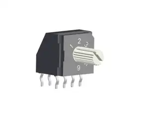 Interruptor giratorio de 5 posiciones de alta calidad con mango Serie RS8 Interruptor selector giratorio Selectores de grado industrial