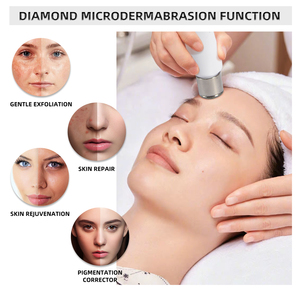 Máquina Facial Multifuncional 3 en 1 de Microdermoabrasión con Diamantes, Tecnología de Alta Frecuencia, Removedor de Puntos Negros por Succión para Uso Doméstico - Product Image 4