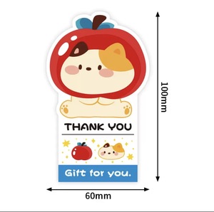 Autocollant de scellage personnalisé pour emballage décoratif, étiquette d'expédition, papier, bougie, pizza, gâteau, boîte carrée - Product Image 5
