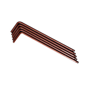 Jeu de clés hexagonales en acier S2, revêtement rouge, qualité industrielle, tête en forme de fleur de prunier à angle de 90 degrés, longueur allongée, procédé de coupe à froid - Product Image 3