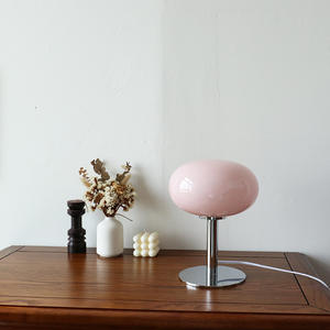 Lampe de bureau en verre artistique, style postmoderne, ambiance décorative de <span class=keywords><strong>Hambourg</strong></span>, lampe de nuit LED, décoration de chevet, lampe de table - Product Image 4
