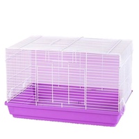 Cage pour hamster 60, grande cage de base à espace spacieux, villa de luxe pour hamster d'Inde, grande maison portable avec cadre en fer, fournitures pour animaux de compagnie