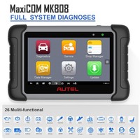 Tablette de diagnostic multi-systèmes Autel MaxiCOM MK808s MK808 originale 2026 avec 25 fonctions spéciales et multilingue