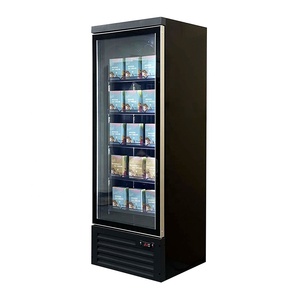 Congélateur de crème glacée 600 Lite Vitrine verticale en verre Ventilateur de refroidissement Congélateur de vitrage pour magasin - Product Image 2