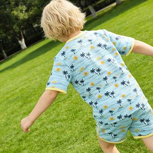 Set Pigiama Estivo 2026 in Bambù per Neonata, Traspirante a Maniche Corte, Morbido Completo Notte per Bambine - Product Image 4