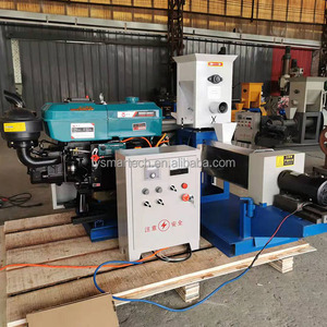 Nouvelle machine de fabrication de granulés flottants pour aliments pour poissons à moteur diesel, mini-presse à granulés pour carpes et poissons-chats, matrice plate annulaire - Product Image 4