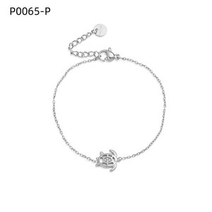 สร้อยข้อมือแฟชั่นประดับเซอร์โคเนีย P0065 สำหรับผู้หญิง เครื่องประดับคุณภาพสูง - Product Image 1
