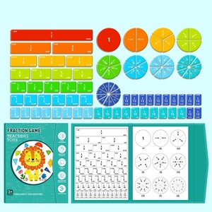 Disques magnétiques en papier pour <span class=keywords><strong>fractions</strong></span> – Outil pédagogique pour <span class=keywords><strong>les</strong></span> opérations mathématiques de la troisième année – Outil de démonstration pour <span class=keywords><strong>les</strong></span> élèves – Calculs de décomposition - Product Image 6