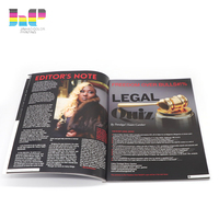 OEM Maßgeschneiderter Softcover-Broschüren-, Katalog- und Magazindruckservice