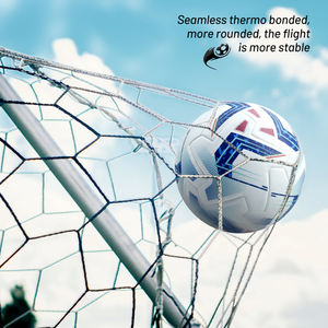 การออกแบบสีฟ้าสีใหม่ฟุตบอลขนาด 5 บอลขนาด 4 ฟุตซอล Pu Thermak Bonded ฟุตบอล - Product Image 3