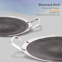 Plancha de cuisson BBQ en acier inoxydable pleine épaisseur