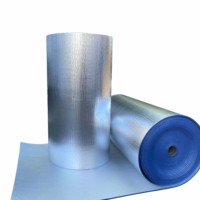 Matériaux d'isolation thermique en mousse XPE avec feuille d'aluminium réfléchissante et bulles de PE