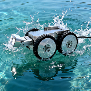 Ön Kamera Yatay Dönüş 300 Derece Açılı 100-150M Kablolu Kanalizasyon Boru İnceleme Robotu (150mm-1000mm Boru Çapı için) - Product Image 1