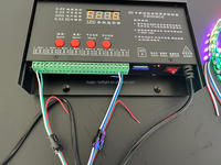 Contrôleur LED numérique adressable programmable par carte SD, décodeur DMX TTL 2811 SPI, synchronisation 8192 pixels, T-8000ACC T8000AC