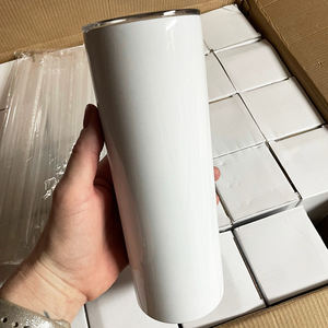 <span class=keywords><strong>Entrepôt</strong></span> américain en vrac 20 oz 20 oz presse à chaud blanche mince mince 20 onces gobelet vierge de sublimation en acier inoxydable avec boîte - Product Image 6