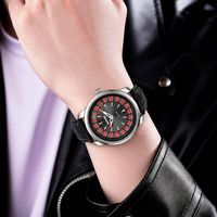 Montre à quartz créative à cadran roulette, style décontracté, en stock pour la vente en gros transfrontalière et le dropshipping
