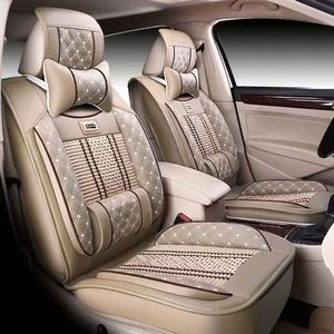 Coussin de nuque de voiture de luxe style sport en cuir brodé, coussin lombaire en mousse à mémoire de forme imperméable - Product Image 4