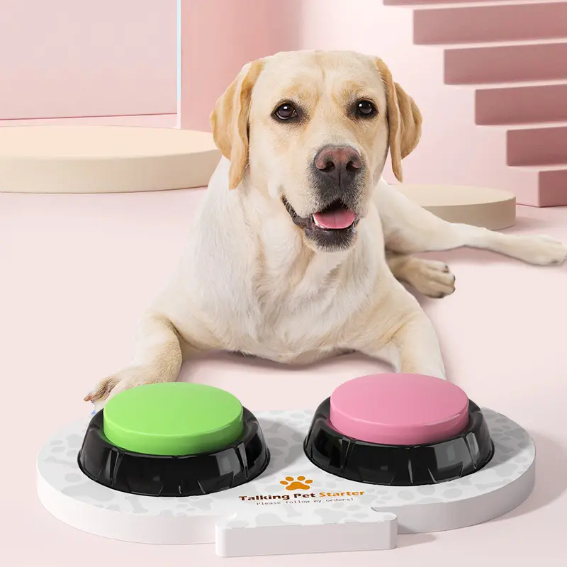 2023 Hot 3 sets 6 sets 9 sets Botão De Gravação De Voz Pet Brinquedos Dog Buttons Dog Training Toy para Cães