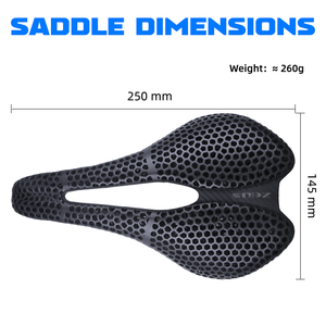<span class=keywords><strong>Selle</strong></span> de vélo de montagne résistante à l'eau imprimée en 3D Accessoires de vélo <span class=keywords><strong>Selle</strong></span> de vélo <span class=keywords><strong>ultra</strong></span>-légère - Product Image 4