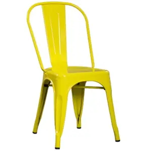 홈 가구 저녁 식사 의자 레트로 파티오 금속 주방 의자 팔이없는 sillas para barras 골동품 금속 의자