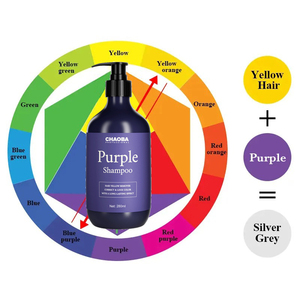 Champú <span class=keywords><strong>para</strong></span> cabello <span class=keywords><strong>azul</strong></span> púrpura anti-latón, champú tonificante púrpura de etiqueta privada <span class=keywords><strong>para</strong></span> tratamiento de decoloración del cabello <span class=keywords><strong>rubio</strong></span> y plateado - Product Image 5