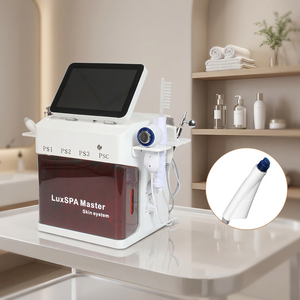 New Arrival LuxSPA Master 9 IN 1 Hydra Oxygen Facial System 9 Handles Skin Rejuvenation Oxygen Spray Gun Skin Scrubber Spa - Product Image 1