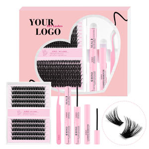 Kit <span class=keywords><strong>de</strong></span> <span class=keywords><strong>Pestañas</strong></span> Postizas en Racimo <span class=keywords><strong>de</strong></span> Larga Duración (14 Días), Curvatura C y D, Kit <span class=keywords><strong>de</strong></span> <span class=keywords><strong>Extensiones</strong></span> <span class=keywords><strong>de</strong></span> <span class=keywords><strong>Pestañas</strong></span> en Racimo, Kit <span class=keywords><strong>de</strong></span> <span class=keywords><strong>Pestañas</strong></span> en Racimo Personalizadas, Marca Privada - Product Image 2