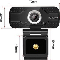 كاميرا ويب 1080P المزودة بميكروفون مدمج وملزمة مرنة قابلة للتدوير لأجهزة الكمبيوتر المحمولة والطاولة والتعليم والاجتماعات والألعاب وما إلى ذلك