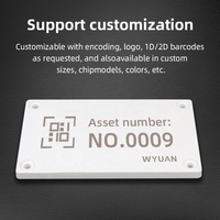 Étiquette de palette RFID UHF en plastique rigide 860~960 MHz, anti-métal, passive, longue portée, pour la gestion du suivi des actifs en entrepôt